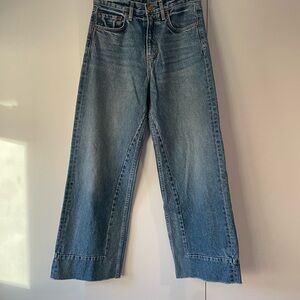B SIDES Distressed Blue Denim Jeans